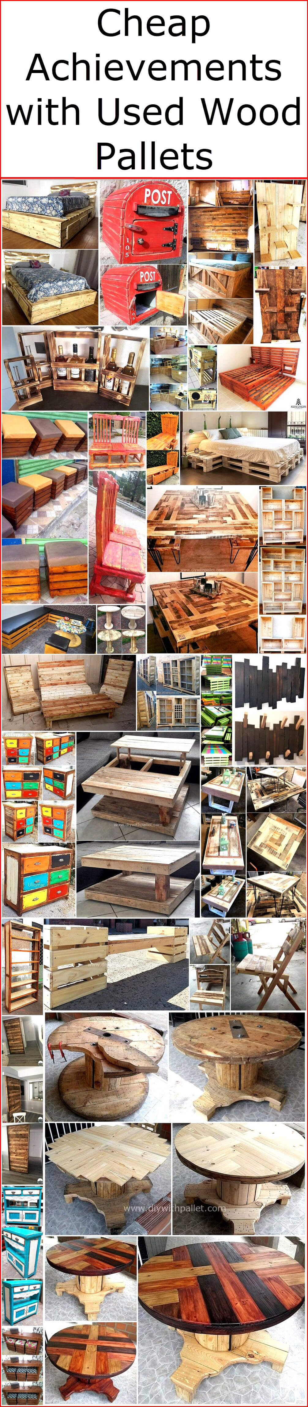 Cheap Achievements with Used Wood Pallets