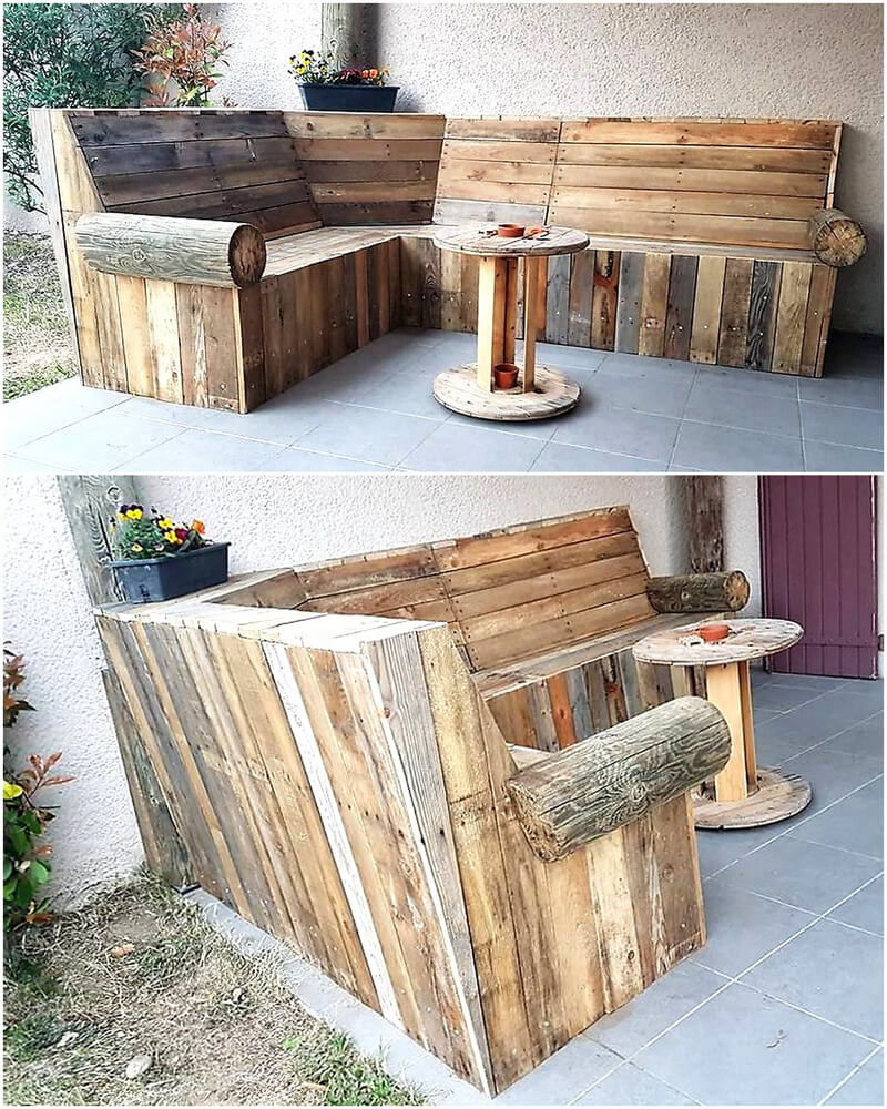 Pallets Garden Lounge Couch