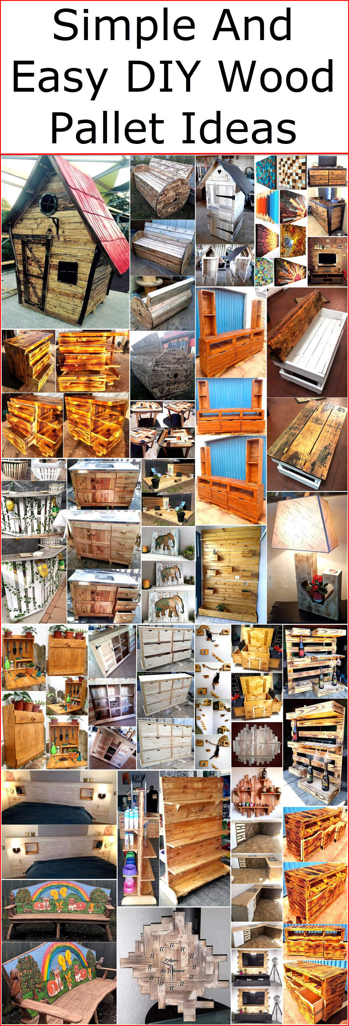 Simple And Easy DIY Wood Pallet Ideas