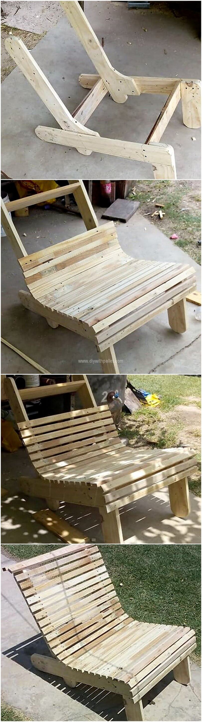 diy pallet chair idea