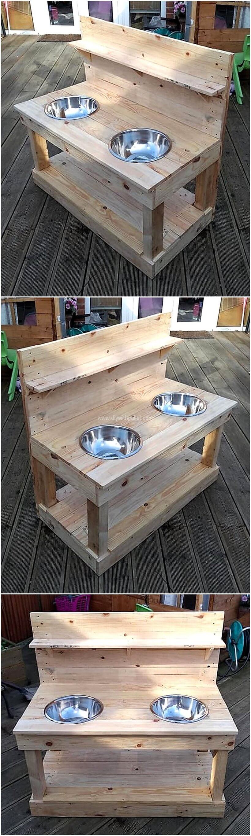 kids mud kitchen out of pallets
