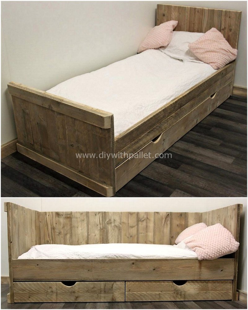 pallet bed cum couch