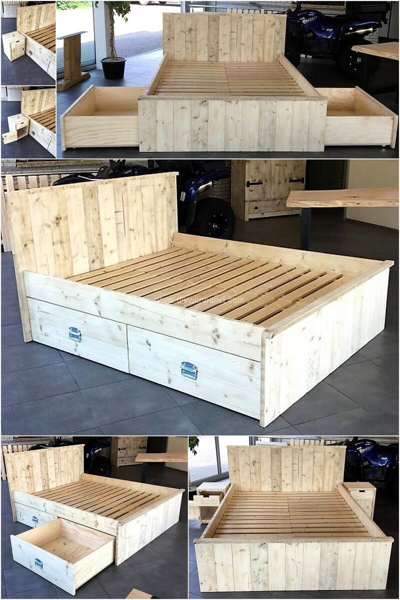 pallet bed