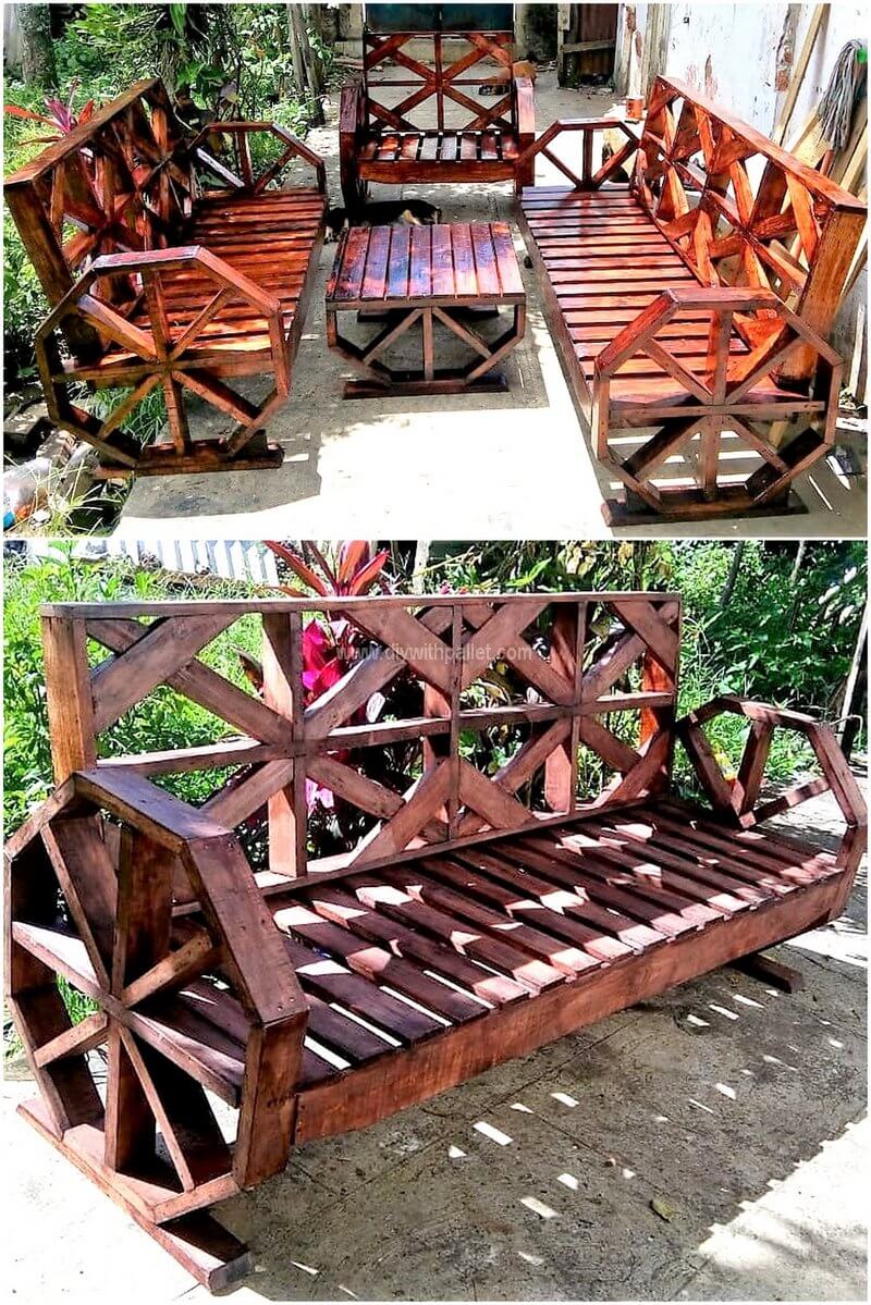 pallet bench idea