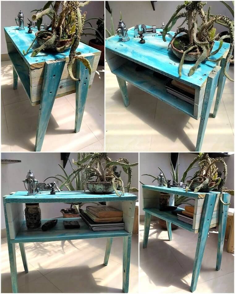 pallet end table idea