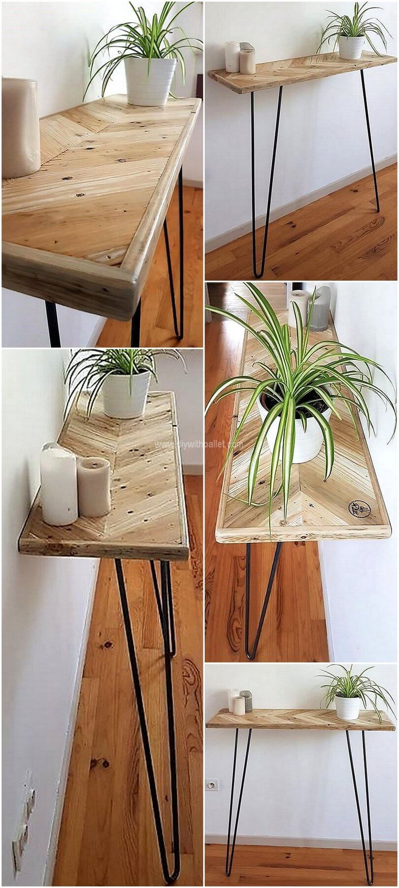 pallet entrance table idea