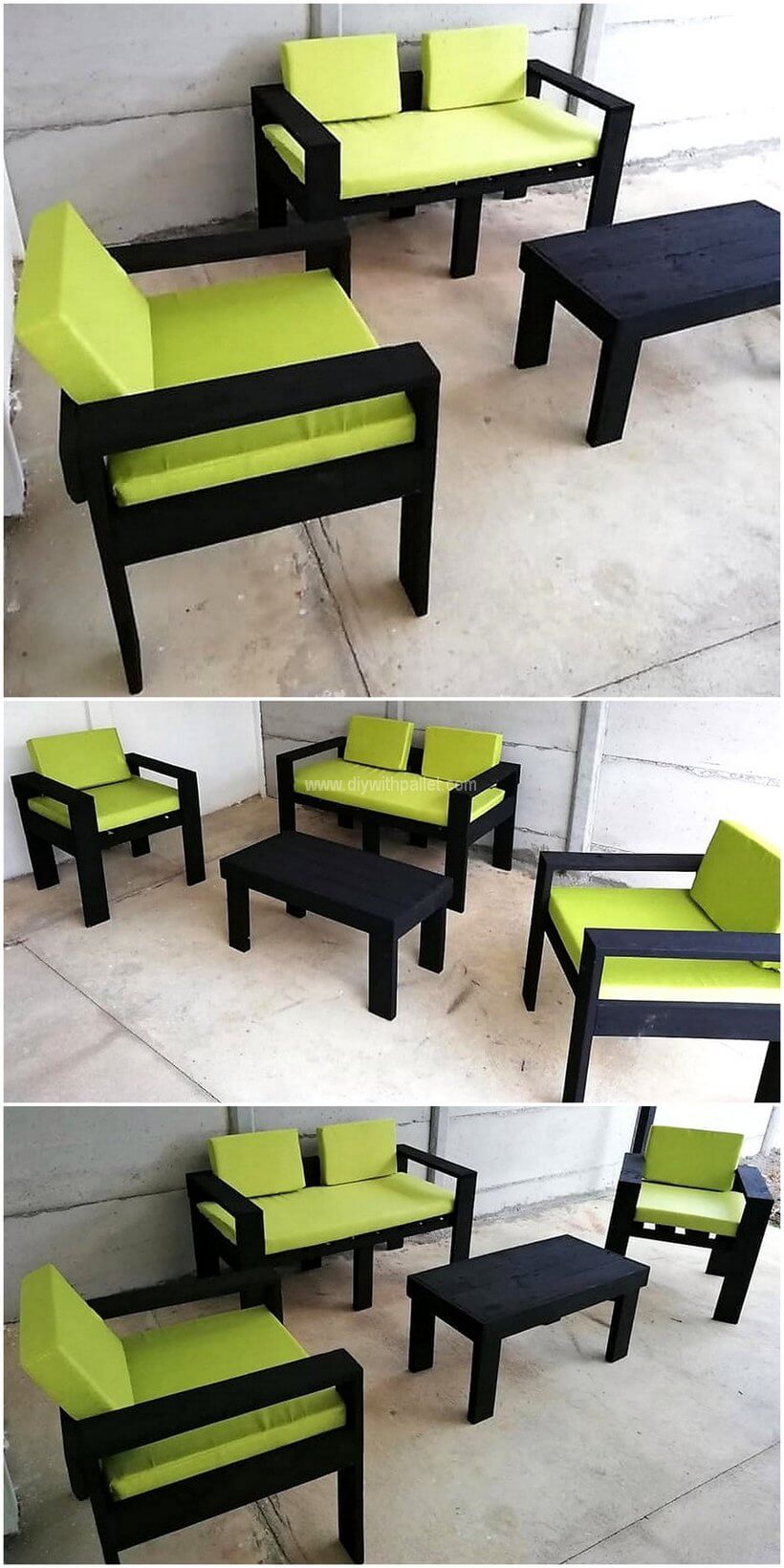 pallet furniture set