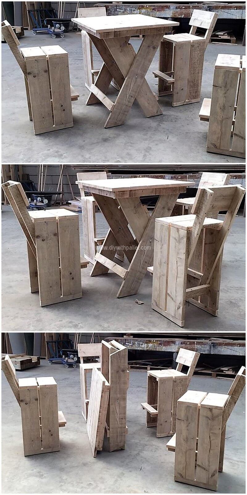 pallet furniture set