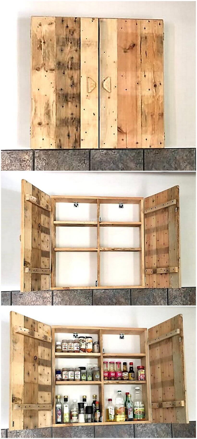 pallet kitchen storage