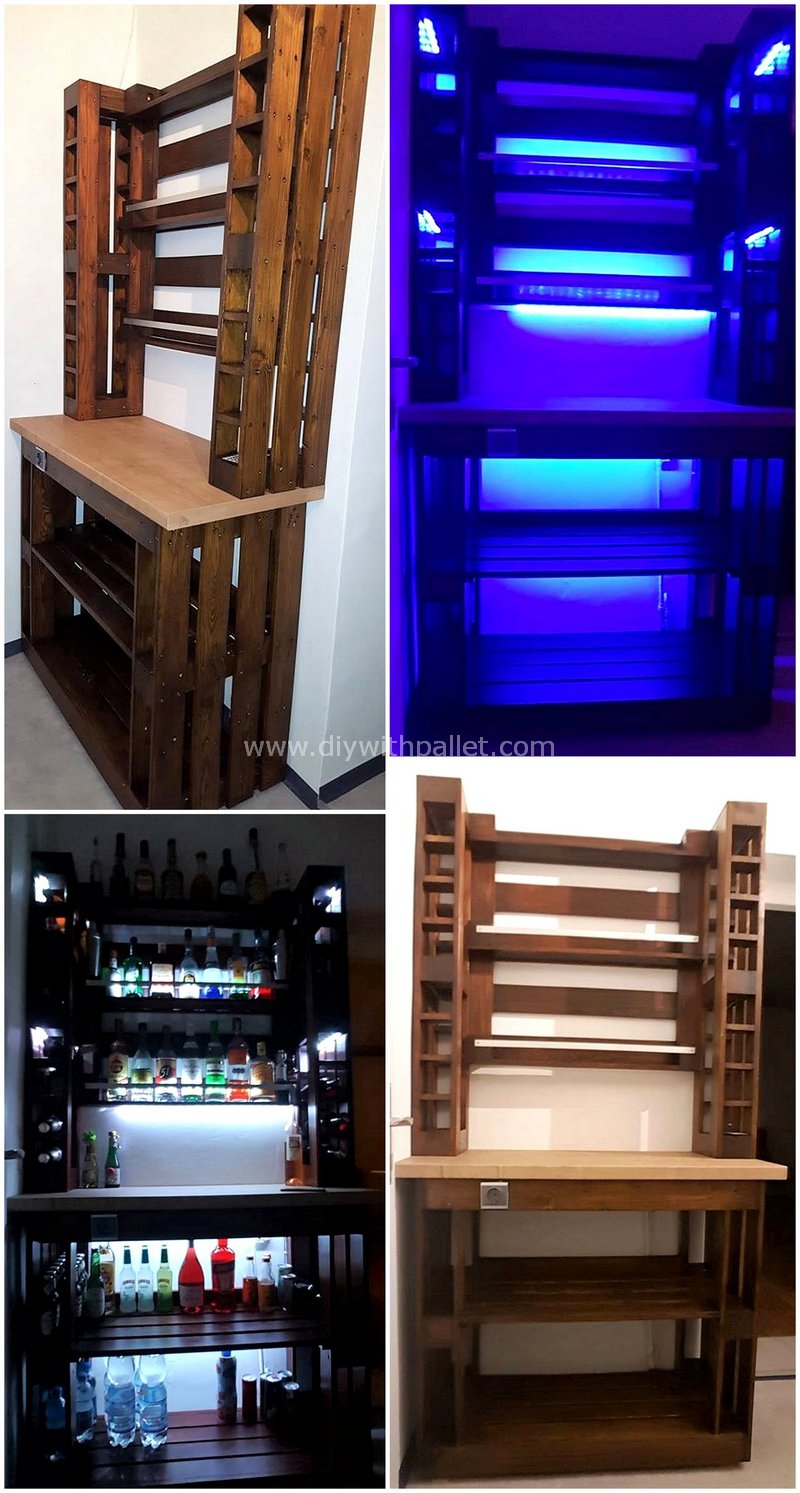 pallet made bar plan