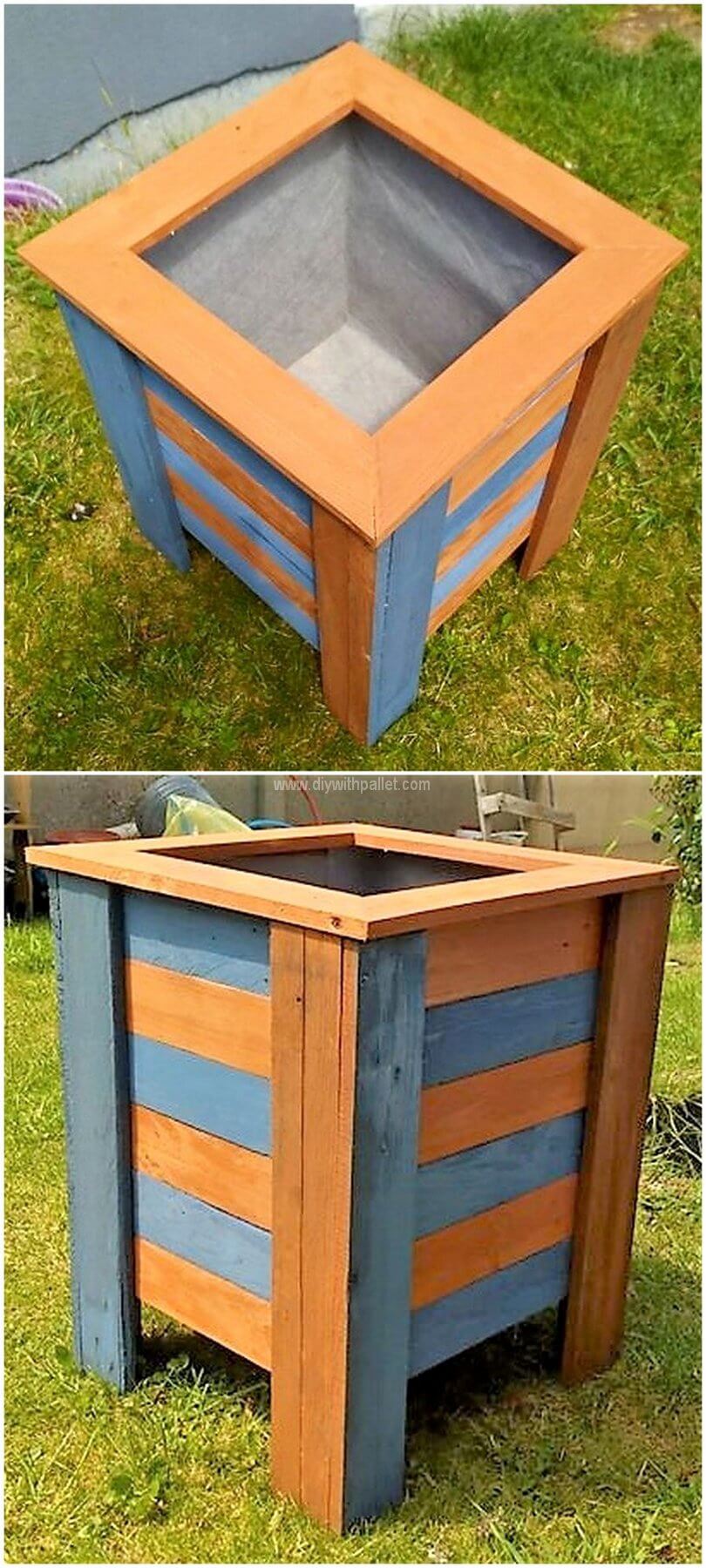 pallet planter box