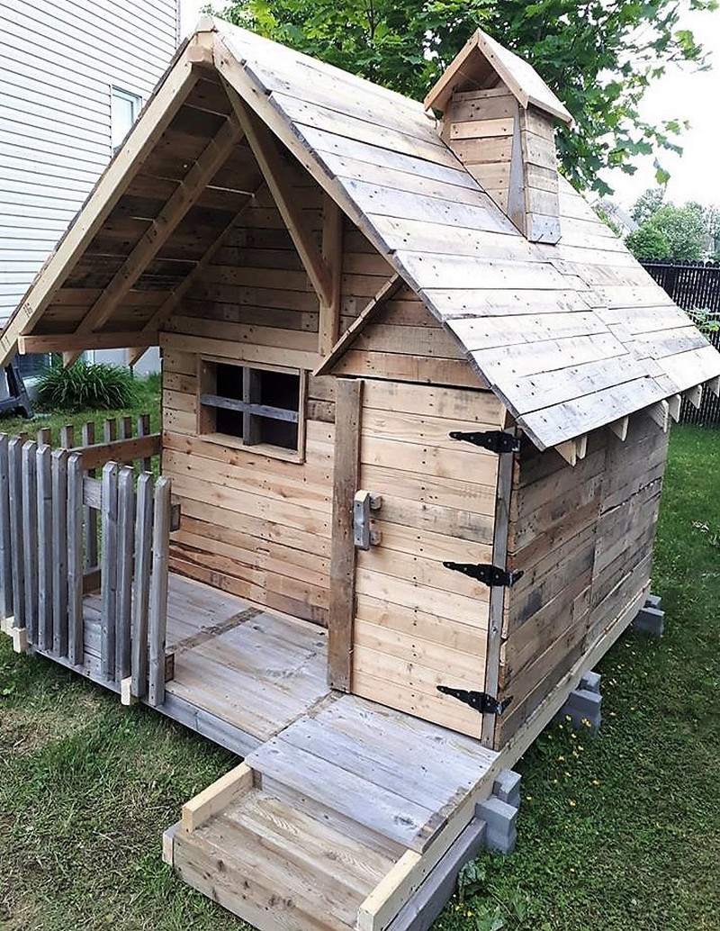 pallet playhouse project