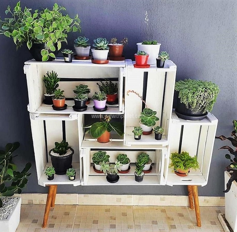 pallet pots decor planter