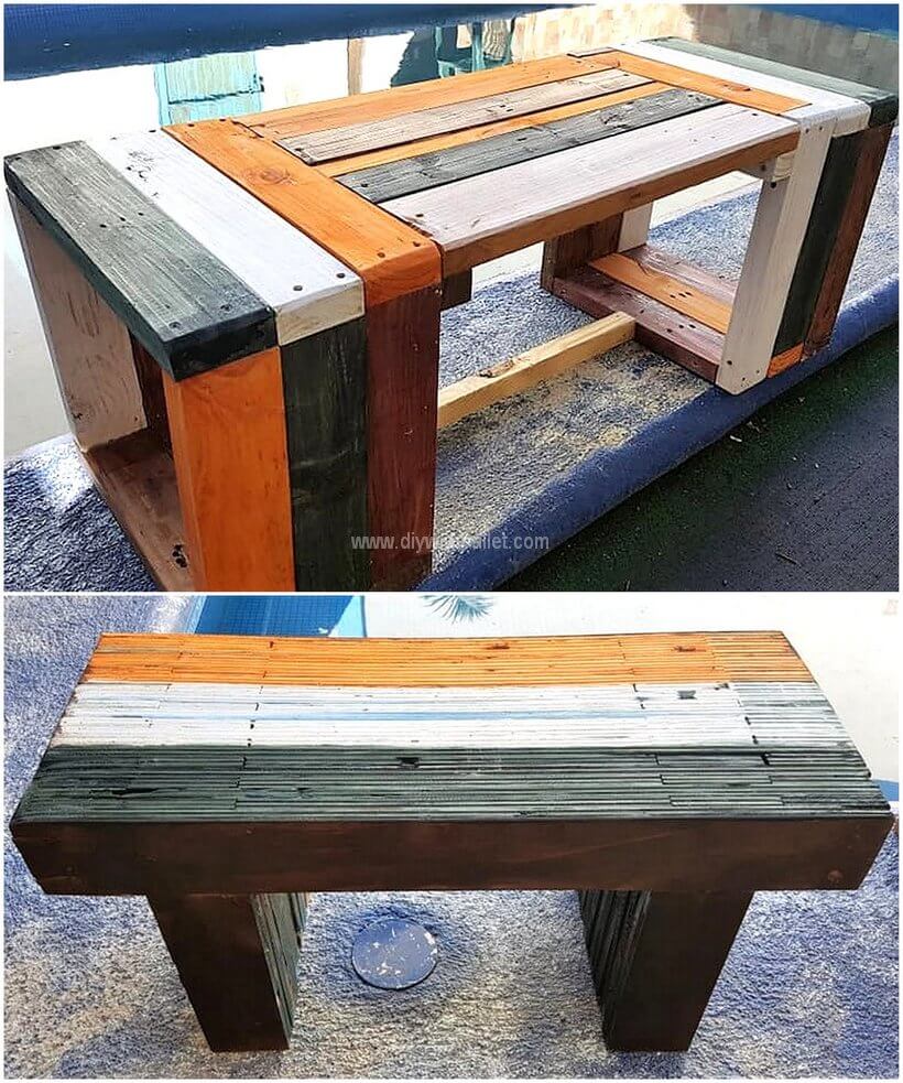 pallet rustic tables
