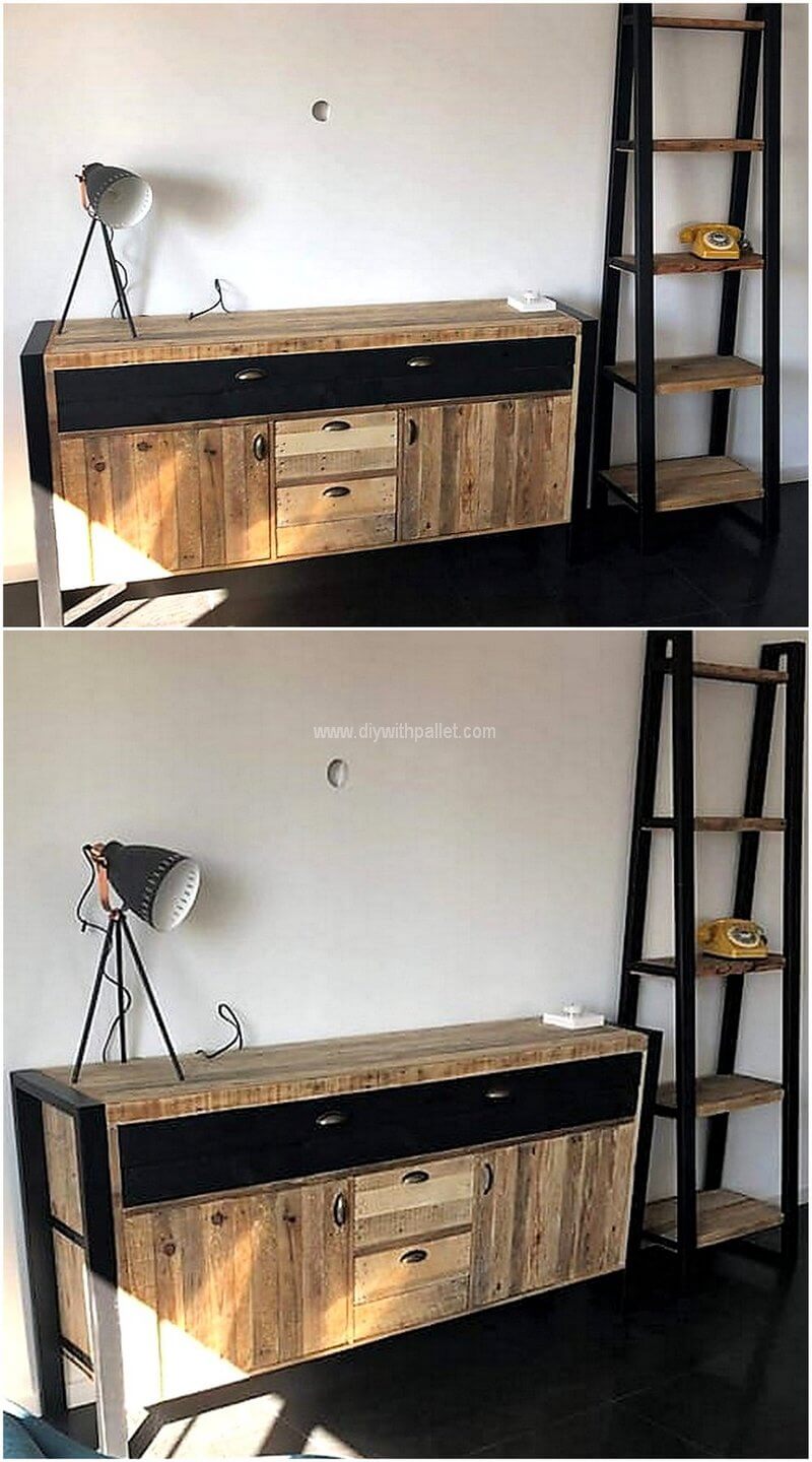 pallet rustic tv stand