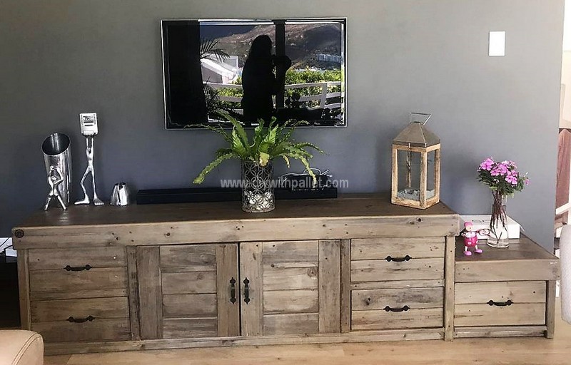 pallet tv stand plan