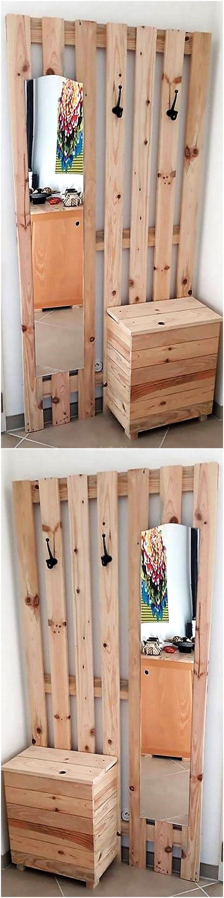 pallet vanity idea