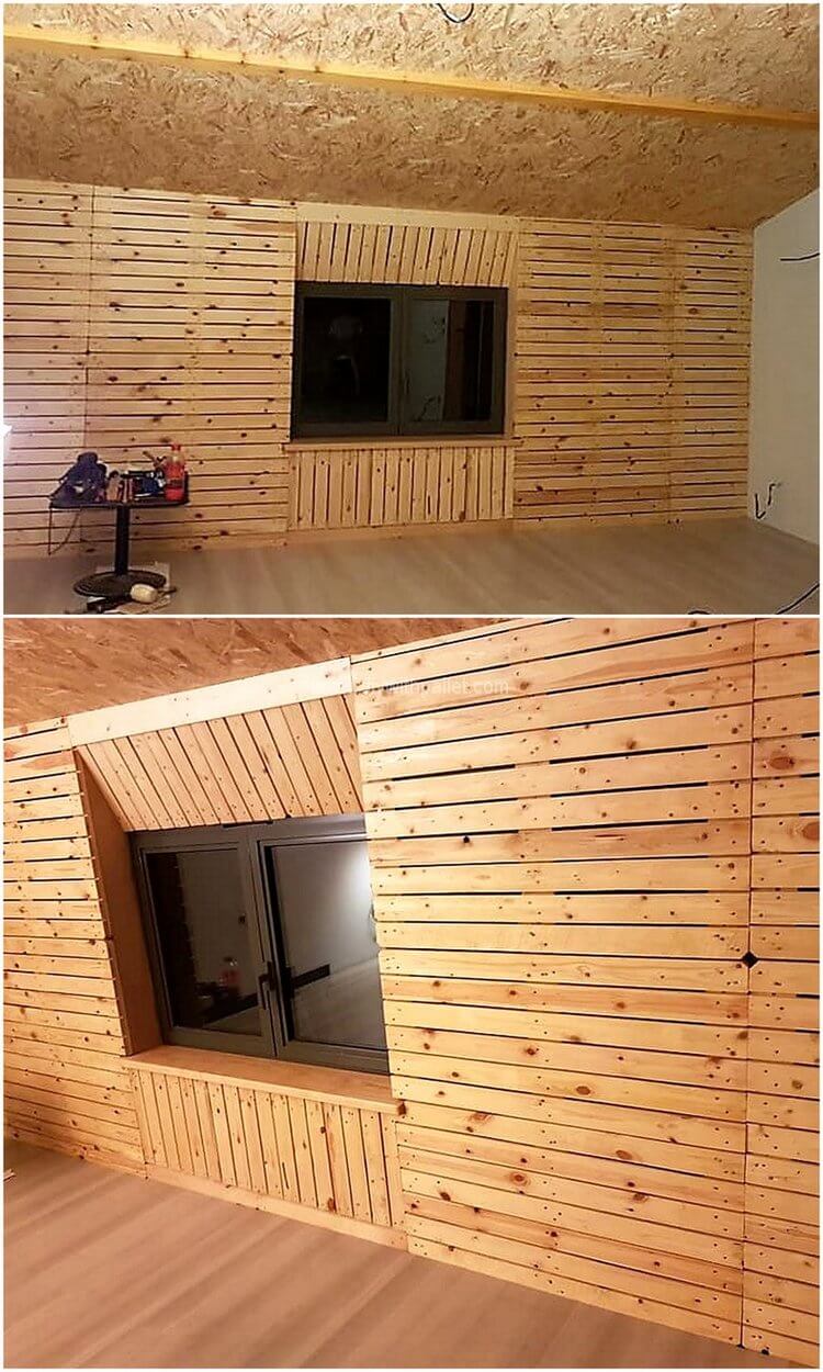 pallet wall works