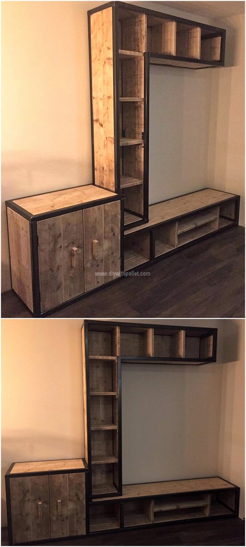 pallet wardrobe