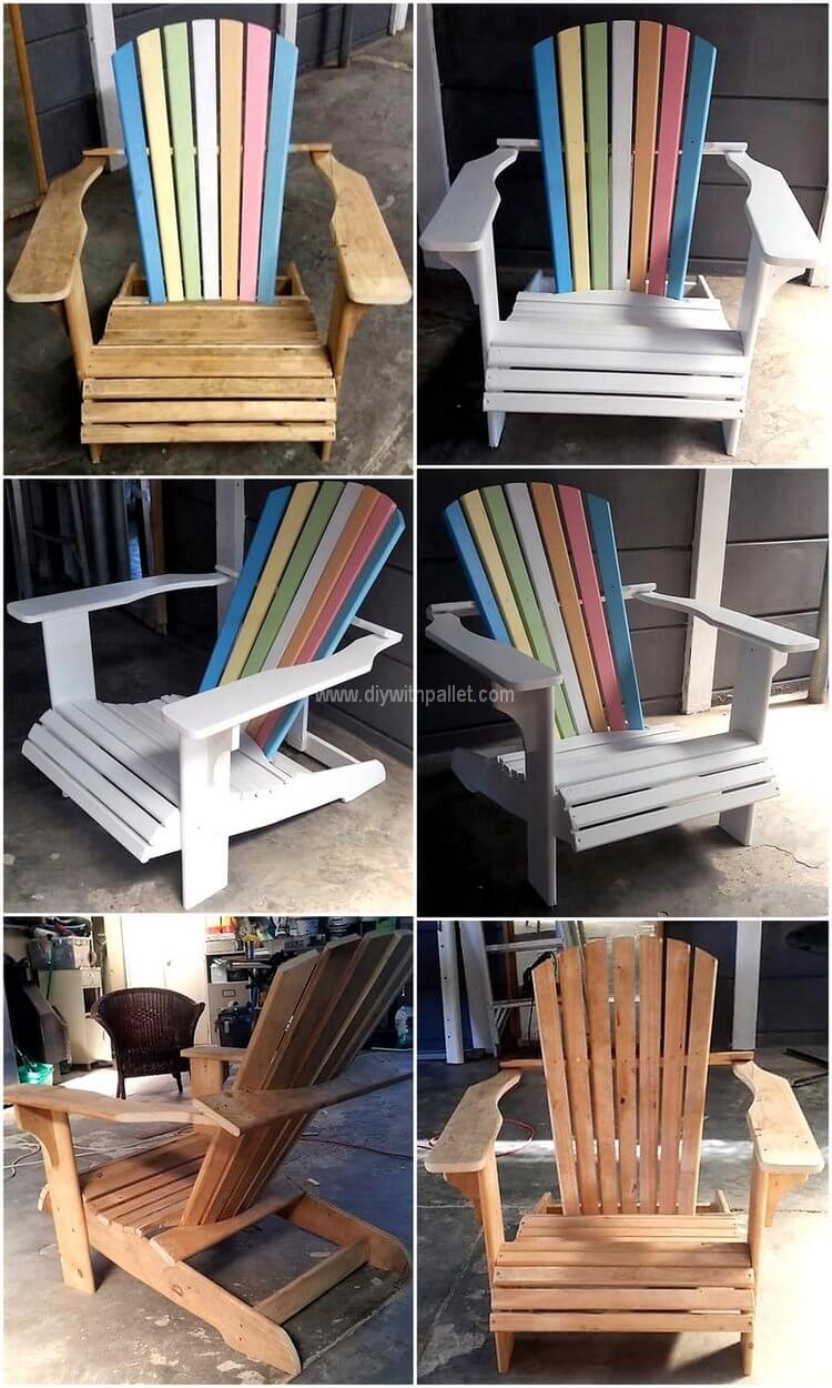 pallets made chair