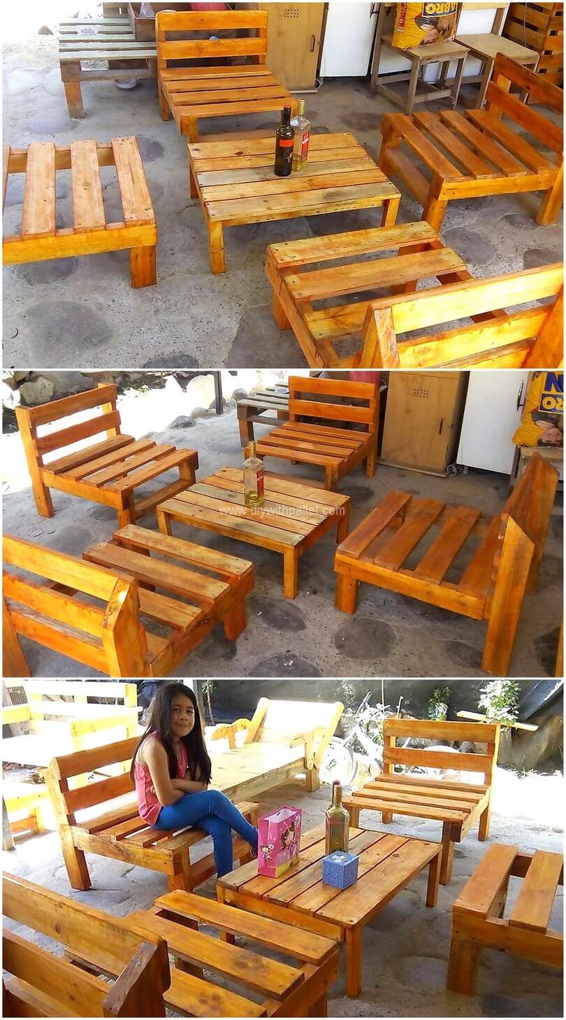 recycled pallet furniture