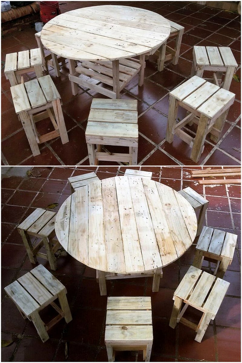 recycled pallets furniture