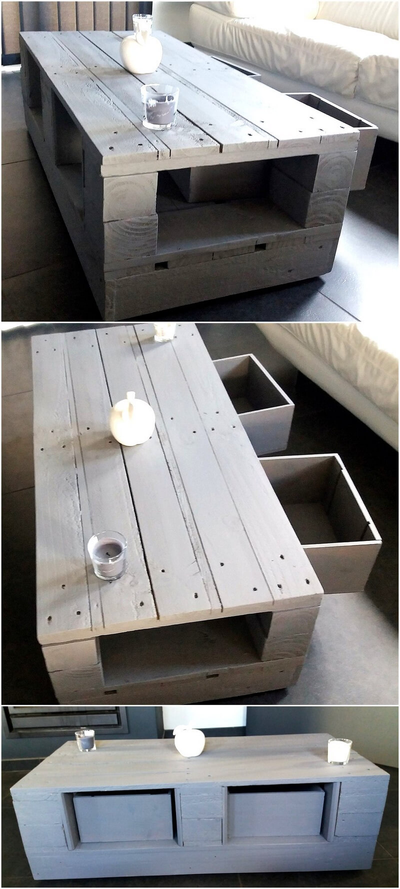 repurosed pallets table