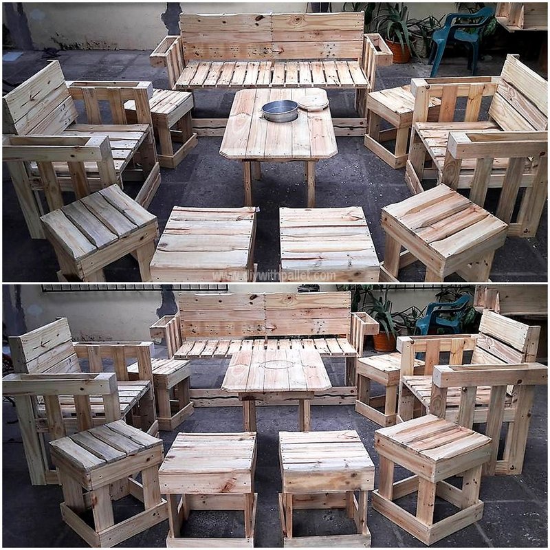repurposed pallet furniture