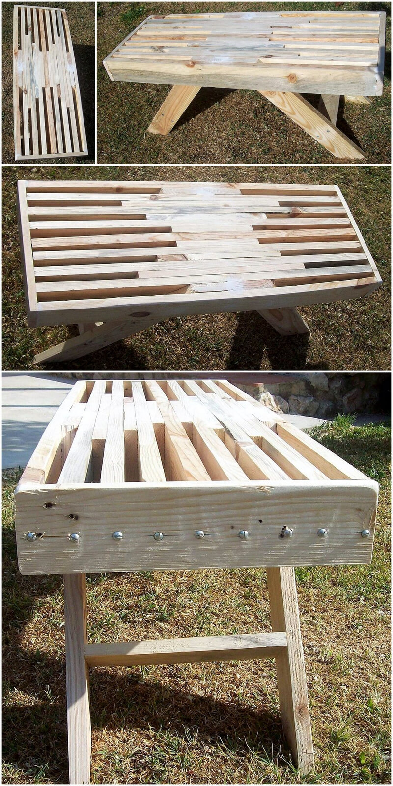 repurposed pallets table idea