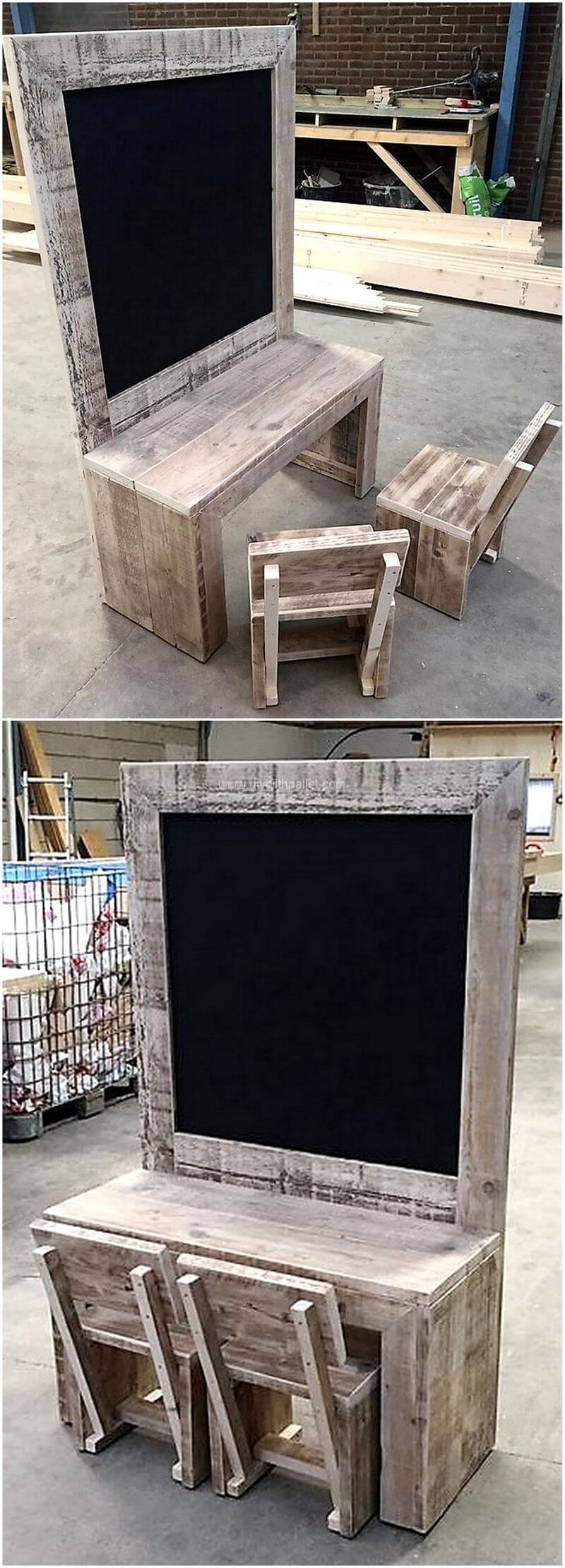 vanity out of pallets