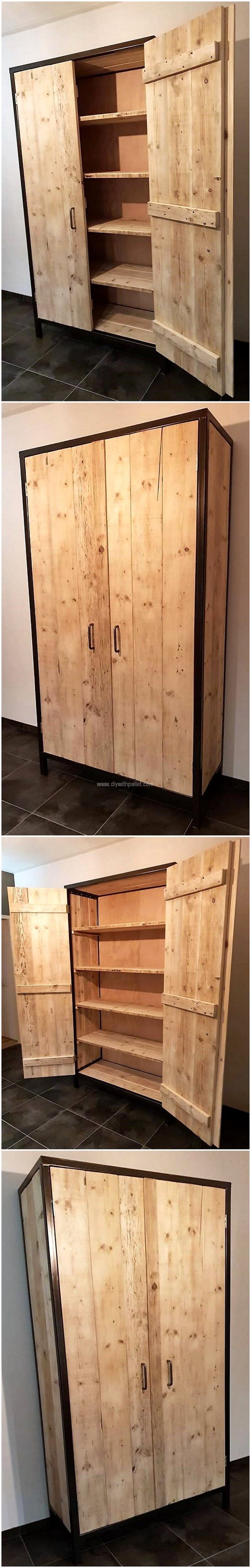 wood pallet closet