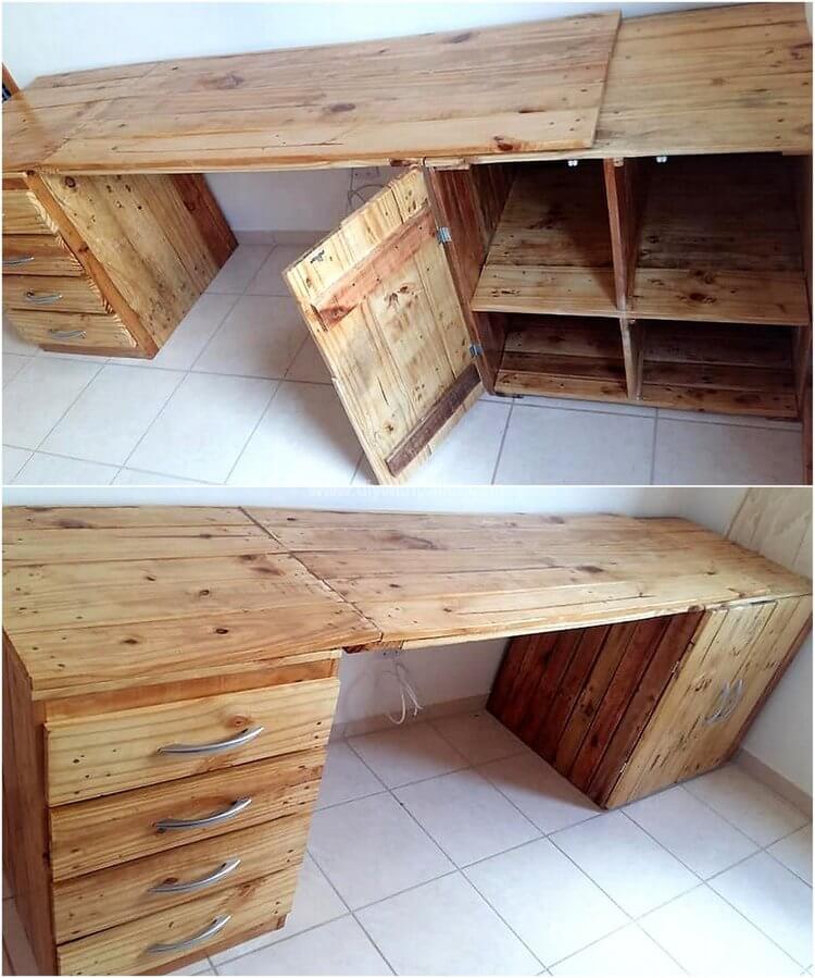 wood pallet dresser