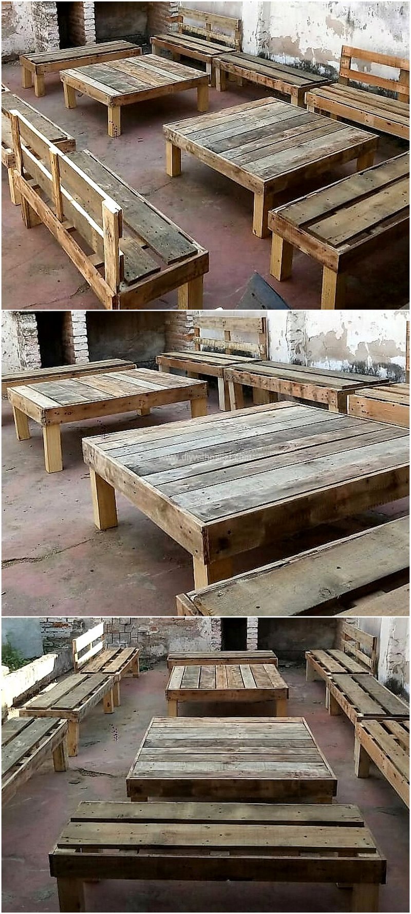 wood pallet outdoor furniture