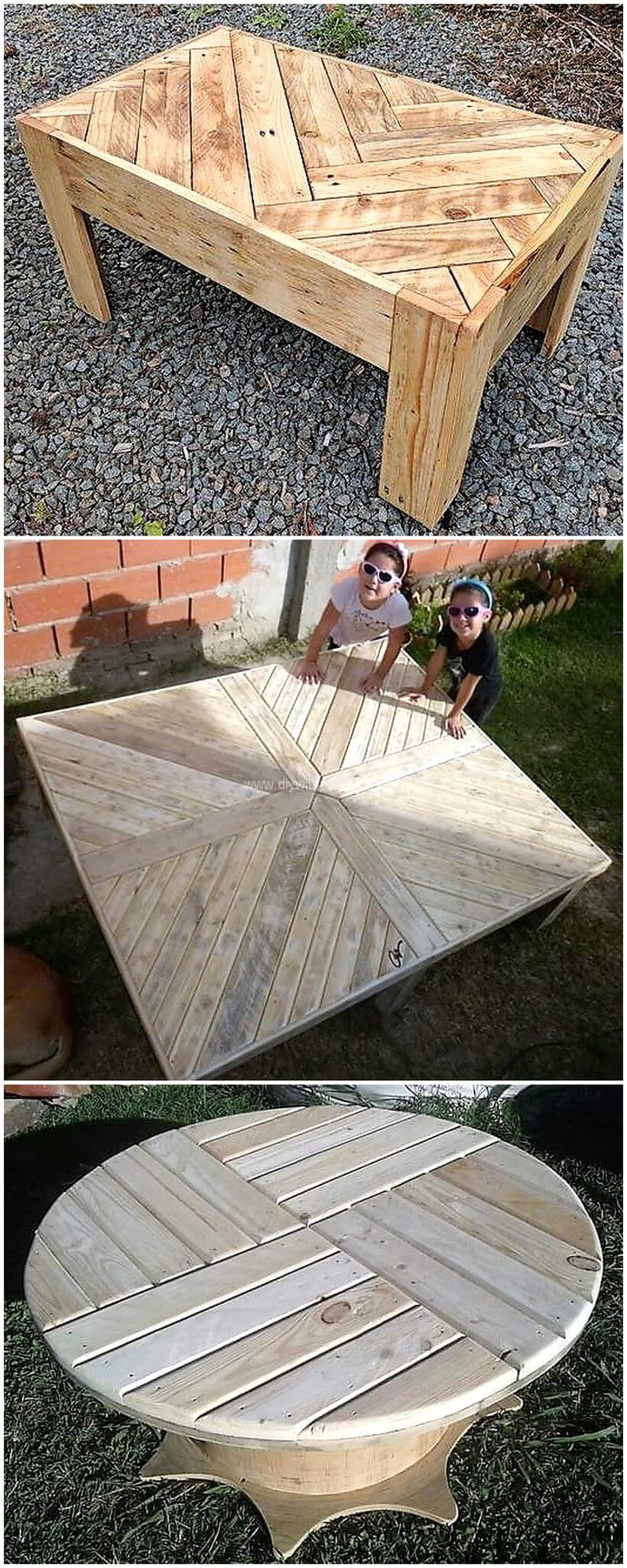 wood pallet tables