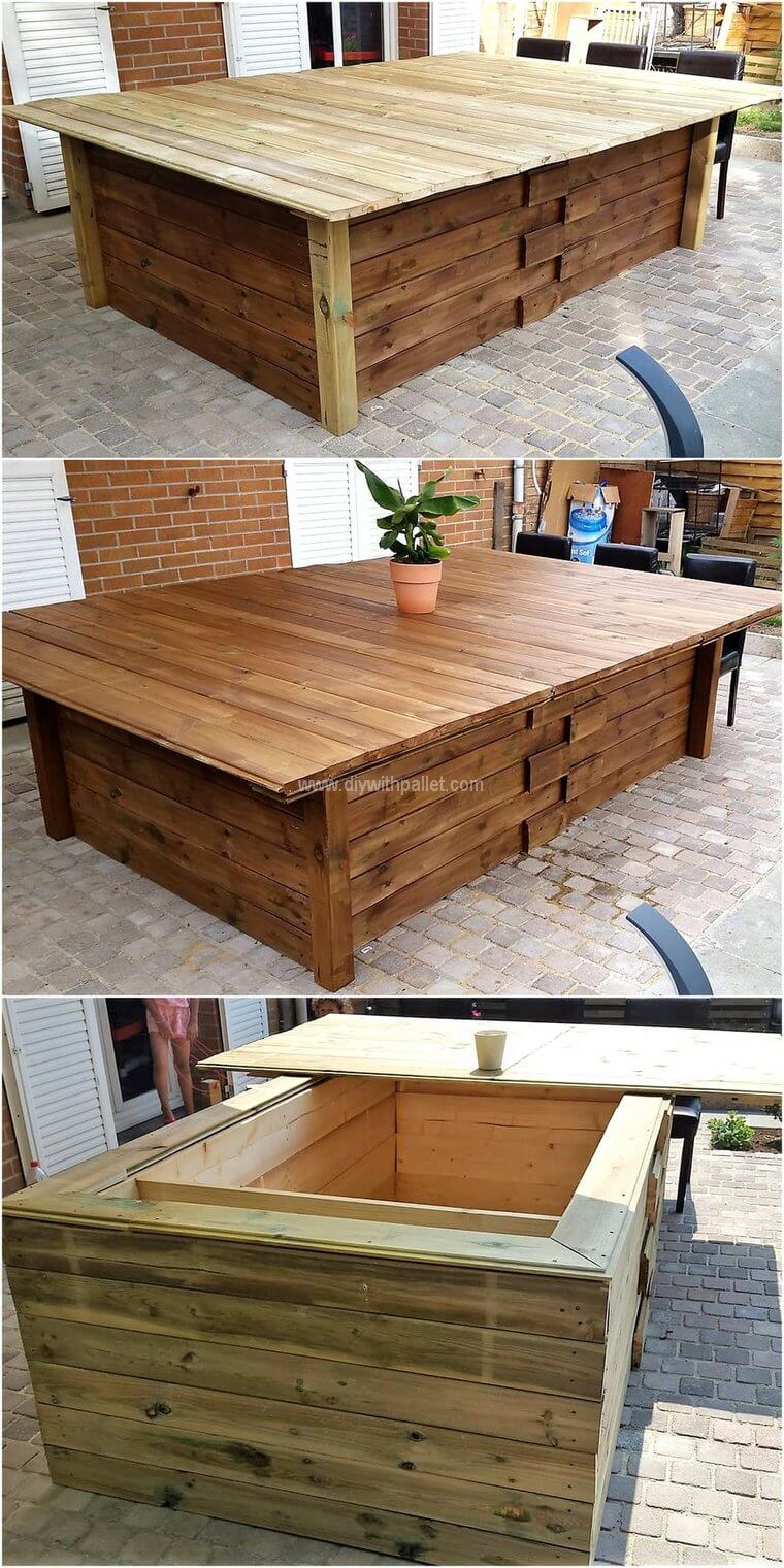 wooden pallet table idea