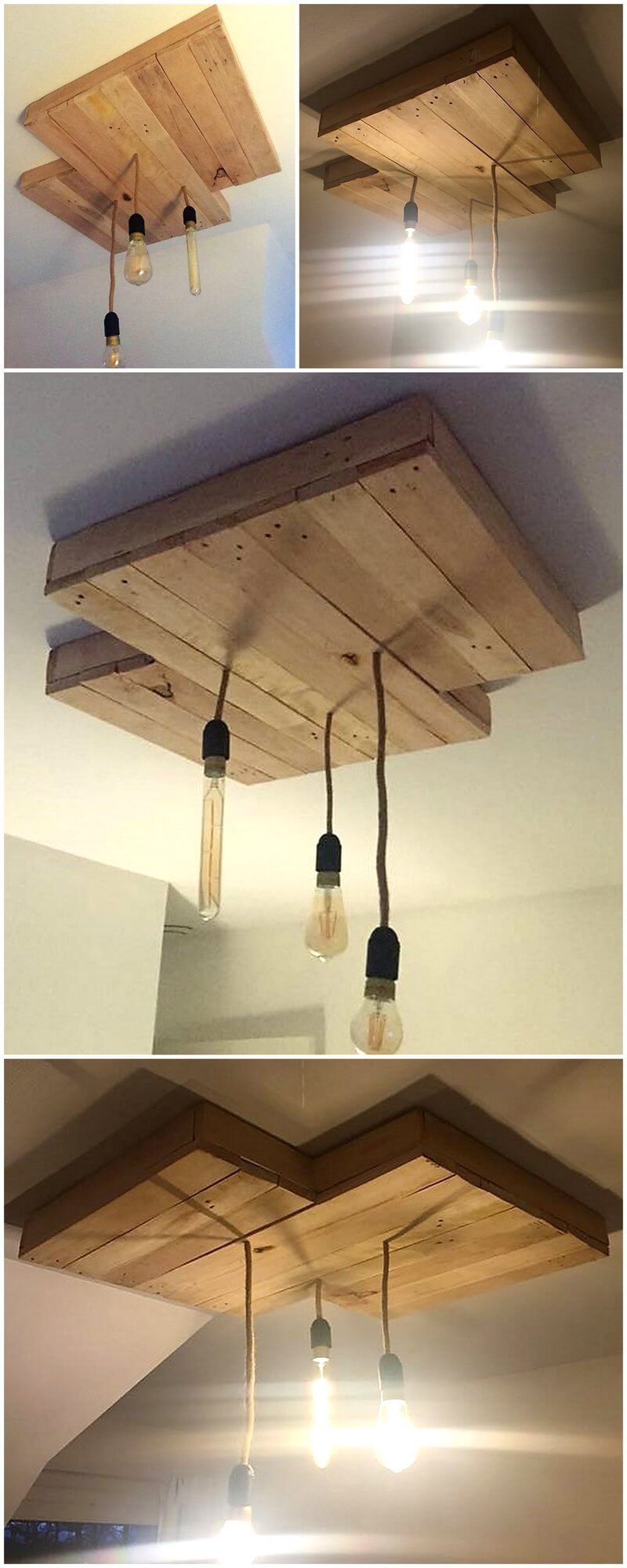 Pallet Chandelier Plan