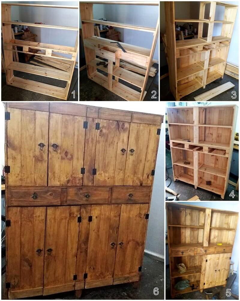 diy pallet closet plan