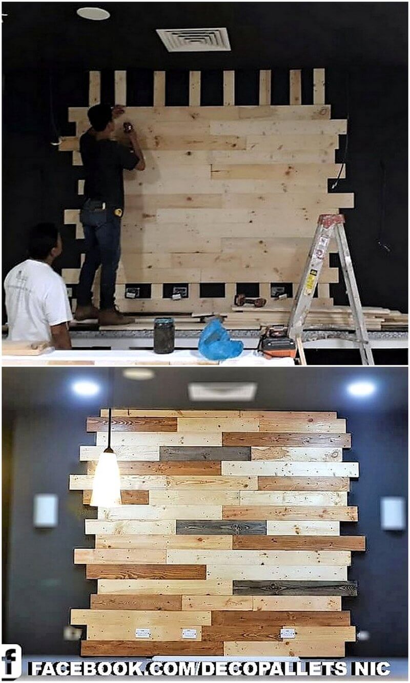 diy wood pallet wall art