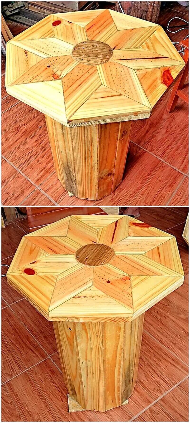 pallet table art