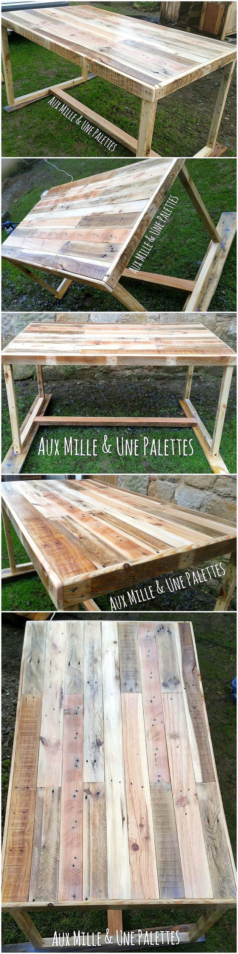 pallet wooden table idea