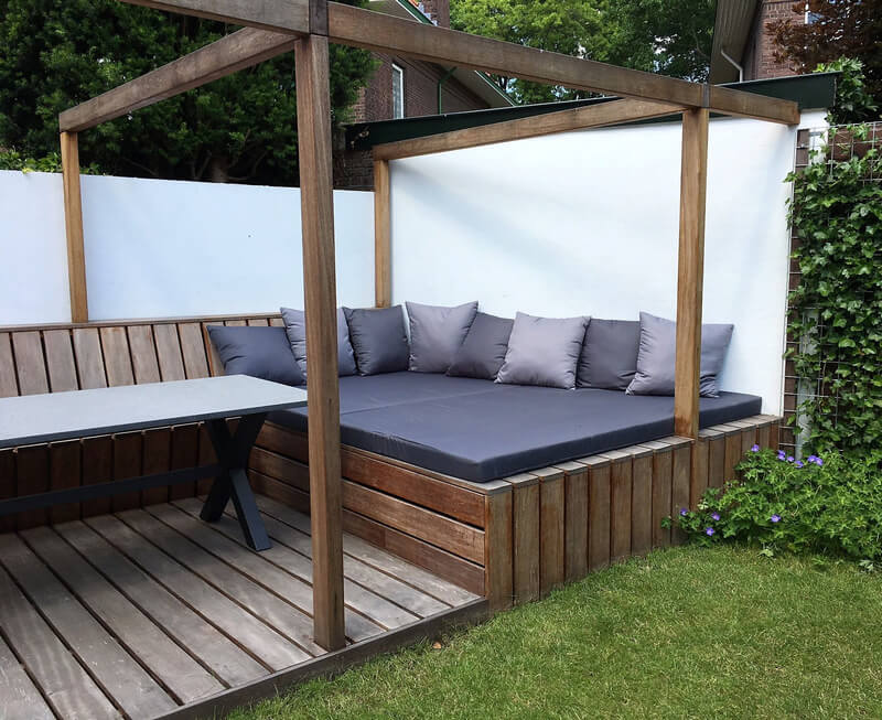 pallets patio lounge plan