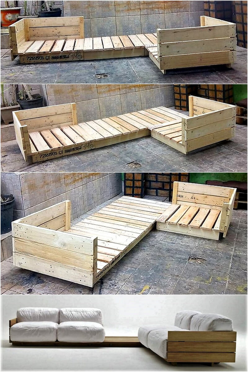 repurposed pallet couch idea