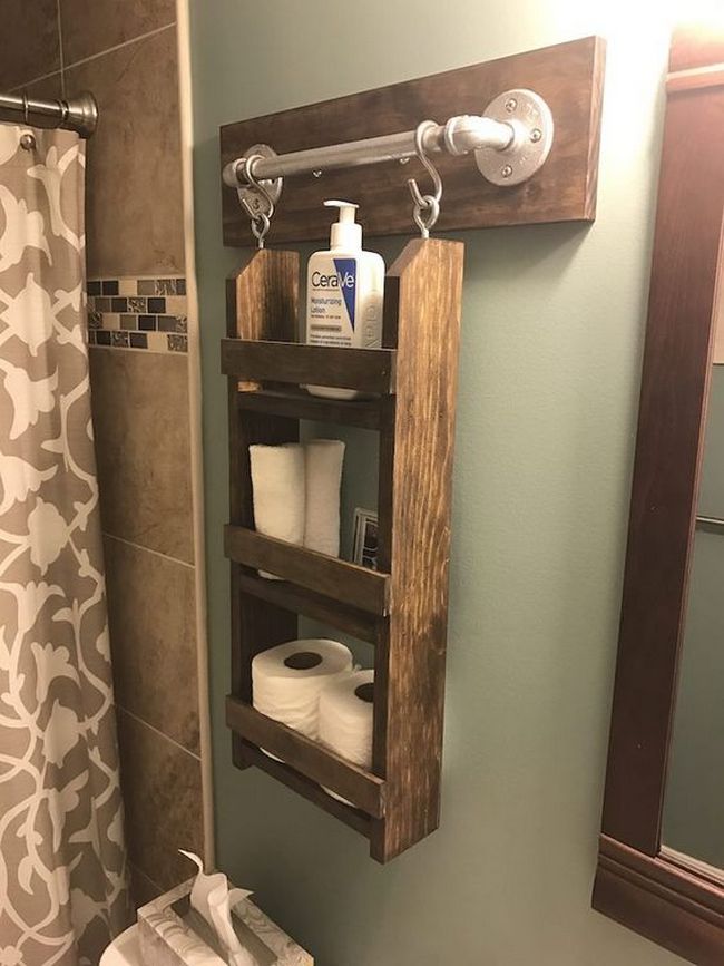 wood pallet ideas for bathroom or toilet (28)