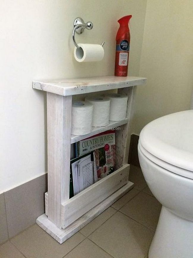 wood pallet ideas for bathroom or toilet (29)