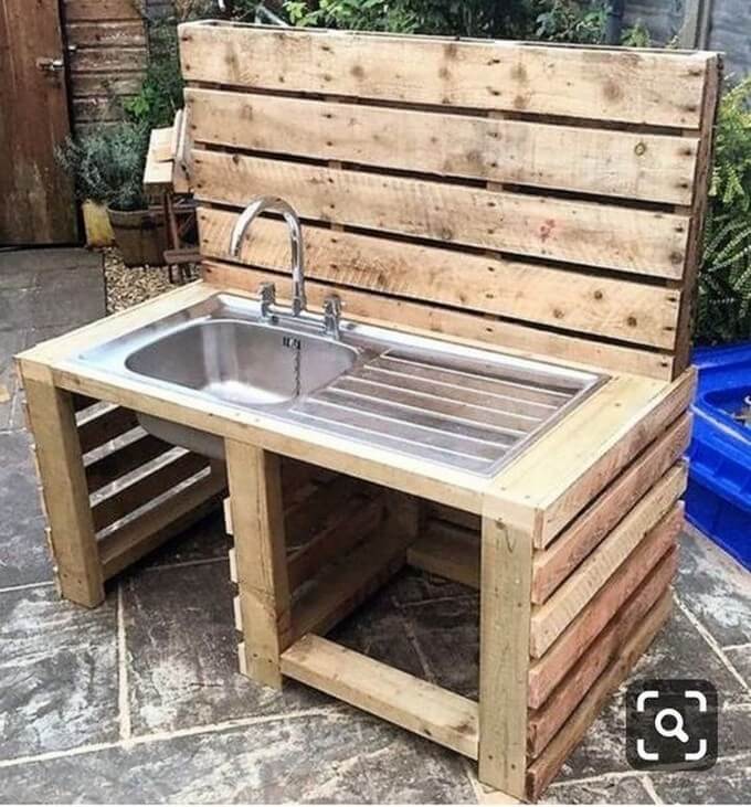 wood pallet outdoor sink (3)