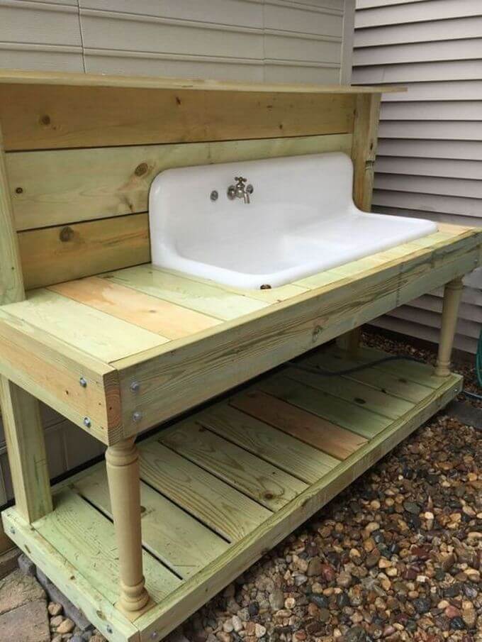 wood pallet outdoor sink (6)