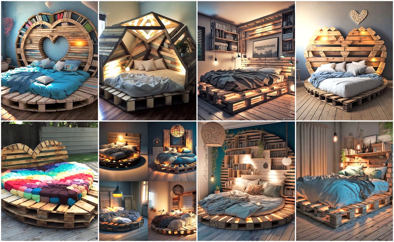 Amazing Design ideas for Wooden Pallet Beds