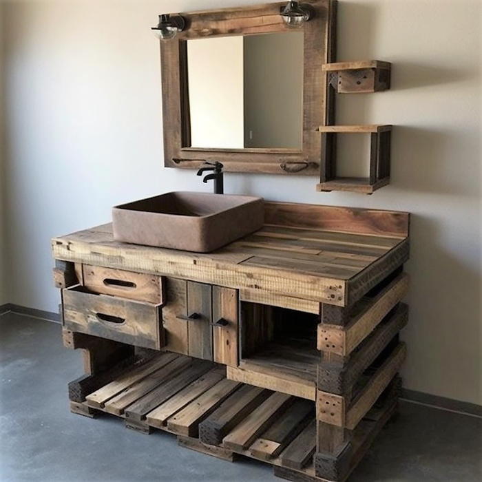 wood pallet bathroom vanity ideas (10)