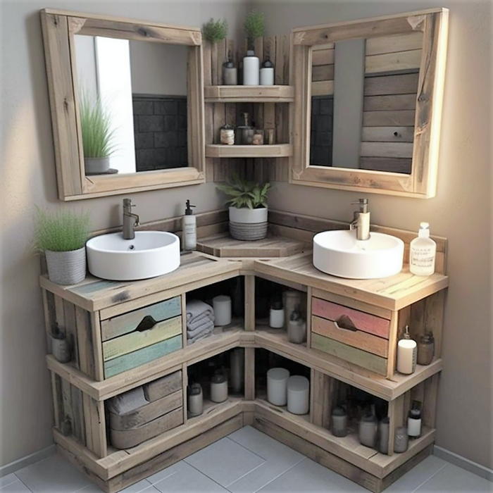 wood pallet bathroom vanity ideas (14)