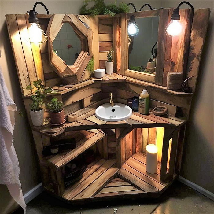 wood pallet bathroom vanity ideas (26)